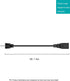 Narpendu 3-Prong 6 (1.82 Universal AC Power Cable for Computer, TV, Monitor and More, Feet Meters), Black