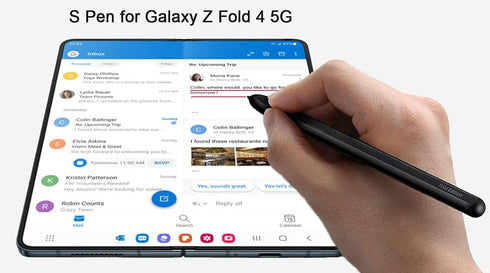 Galaxy Z Fold 4 Stylus Pen, S Pen Fold Edition Replacement for Samsung Galaxy Z Fold 4 5G with Tips/Nibs (Black)