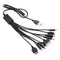 10 in 1 Multi Charging Cable, Universal Multiple Charging Cord with 10 Ports for Charging Cell Phones, Speakers, MP3,