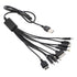 10 in 1 Multi Charging Cable, Universal Multiple Charging Cord with 10 Ports for Charging Cell Phones, Speakers, MP3,