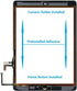 Touch Screen Digitizer Assembly Replacement for Black iPad 5 2017 9.7 inch (A1822, A1823) with Home Button