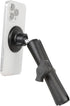 Leenconghui Magnetic Cell Phone Holder Base with 5.91" Double Socket arm for MagSafe