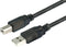 Monoprice USB 2.0 Extension Cable, Male to Male, USB Type-A to USB Type-B, Active, 49 Feet, Black