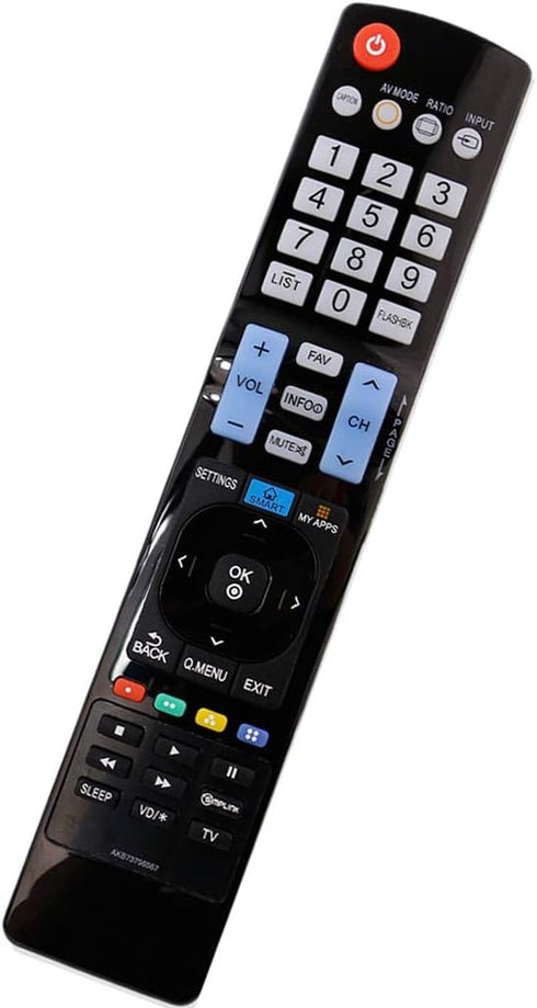 New AKB73756567 Remote Control Replacement for LG TVs, Model #: AGF76692626
