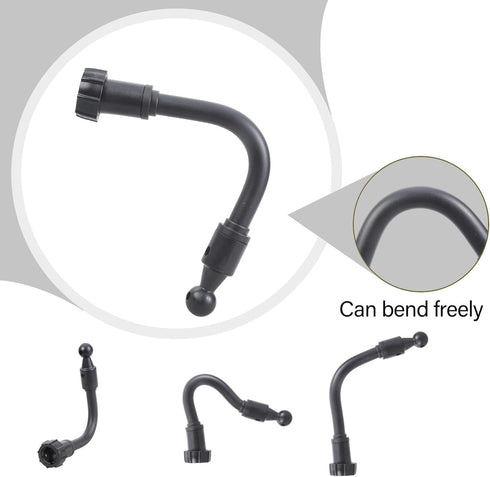 WAGHAVEN 17mm 360 8inch General Balls Socket Adapters Rotation Extension Rotation Adapters for Car Phone Mount Position