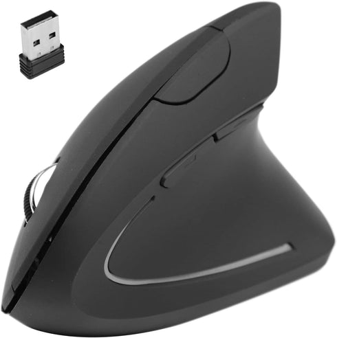 Jectse Ergonomic Vertical Mouse, 2.4G Wireless, Adjustable DPI, Ideal for Gaming and Working