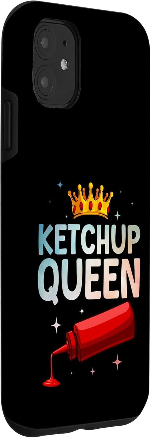 Ketchup Gift Ketchup Lover Accessories & Stuff 11 Cool Ketchup Queen Art for Women Girls Tomato Ketchup Lover Case