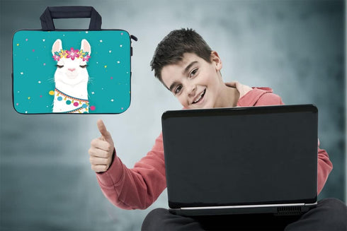 AMARY Laptop Handle Bag, 15-15.6 inch Neoprene Sleeve Case for Dell, Lenovo, Toshiba, HP, Chromebook, ASUS, Acer -