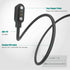 Compatible Magnetic USB Charging Cable for Kimeag H31 Smartwatch, Replacement Charger Cable for Military Smart Watch