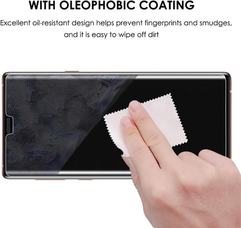 [3 Pack Galaxy Note 8 Screen Protector, Full Coverage UV Liquid Tempered Glass for Samsung Note8