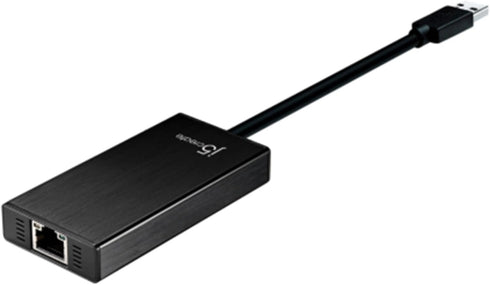 j5create USB 3.0 Multi-Adapter Hub, 3X USB 3.0 SuperSpeed Ports, Gigabit RJ45 Ethernet, Compatible with Windows and