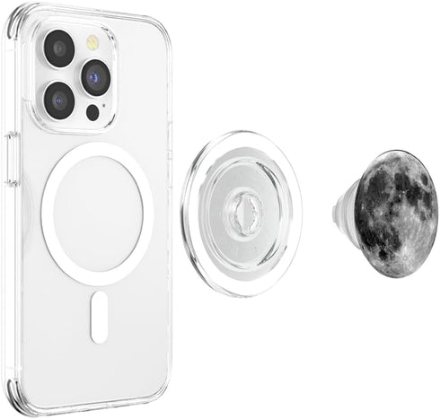 Cute Moon Popsockets Vintage Pop Socket for Phone, PopGrip for MagSafe