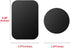 Mounts),4 Case(2 2 S-07N(Black) Adhesive Thin Metal Plates(Compatible with Magnetic Piece Metal Plates for Phone