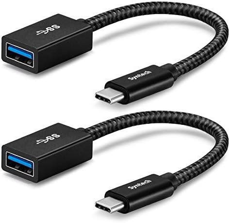 Syntech USB C to USB Adapter, 2 Pack - USB Type C to USB, Thunderbolt 3 to USB Female Adapter, Compatible with iPhone