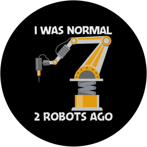 Cool Robotics Art for Men Women, Robot Engineering PopSockets Standard PopGrip