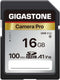 Gigastone 16GB SD Card V10 SDHC Memory Card, High Speed Full HD Video Compatible with Canon Nikon Sony Pentax