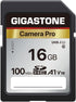 Gigastone 16GB SD Card V10 SDHC Memory Card, High Speed Full HD Video Compatible with Canon Nikon Sony Pentax
