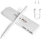 Stylus Pens for Touch Screens, Universal Fine Point iPad Pencil with Magnetic Adsorption for iPhone/iPad/Android - White