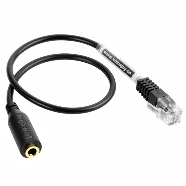 Headset Adapter Cable 3.5mm Smartphone Headset to RJ9/RJ10 for Cisco 7940 7970 7960 6900 8900