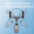 360 Rotatable and Retractable Car Phone Mount, Anti-Shake Design, Compatible with Samsung, iPhone, Sony