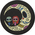 Sugar Skull Couple Floral Moon Mexican Day of the Dead Gift PopSockets Standard PopGrip