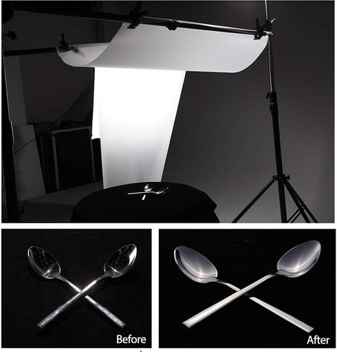 Diffusion Film Filter Sheet Kit - 6 Packs 15.7x19.6 inches/40x50cm Lighting Gel Diffuser Roll for Photography Video