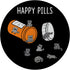 Happy Pills Funny Raccoon Pet Animal PopSockets Standard PopGrip
