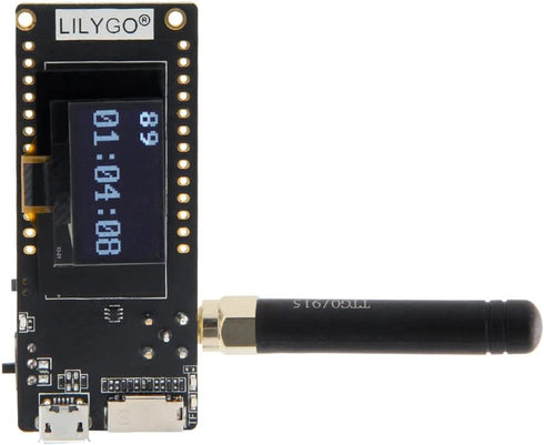 LILYGO LoRa32 915Mhz ESP32 0.96 Inch Paxcounter Development Board OLED SD Card BLE WiFi TTGO Module