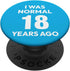 18th Wedding Anniversary Couples Funny Husband Wife PopSockets Standard PopGrip