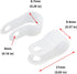 Antrader R-Type Cable Clamp - 1/4 Inch White Nylon Cable Organizer Clips, Pack of 200