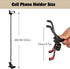 Cell Phone Holder, Lazy Bracket, 360-degree Rotating Universal Flexible Long Arms Clip Mount Gooseneck Phones Stand for