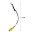Bstenky 10 Pin Backup Camera Cable Wiring Harness Adapter Connector Video Input Aftermarket Radio Compatiable