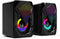 Computer 3.5mm Speakers with LED/Volume Control, USB Powered for Laptop