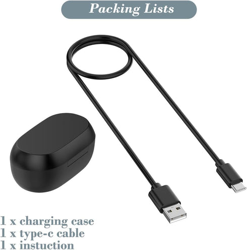 Charging Case for Jabra Elite 7 Pro & Jabra Elite 7 Active, Replacement Dock Cradle with USB C Cable for Jabra Elite 7