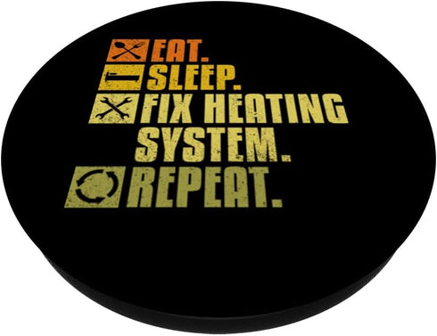 HVAC Maintenance Design For A HVAC Ventilation Tech PopSockets Standard PopGrip