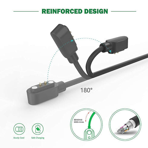 Replacement Magnetic Charging Cable for IDW23 IDW21 IDW13 IDW16 IDW17 IDW19 Smartwatches, USB Charger Cable Adapter