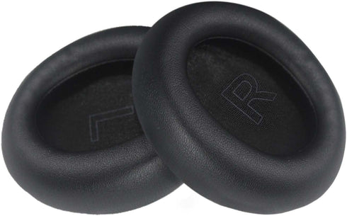 Adhiper Q30 Ear Pads for Anker Soundcore Life Q30 & Q35 Headphones, Soft Memory Foam & Protein Leather (Black)