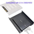 2 Pack Black SSD HDD Holder Mounting Bracket Adapter for 2.5 to 3.5 Hard Drive