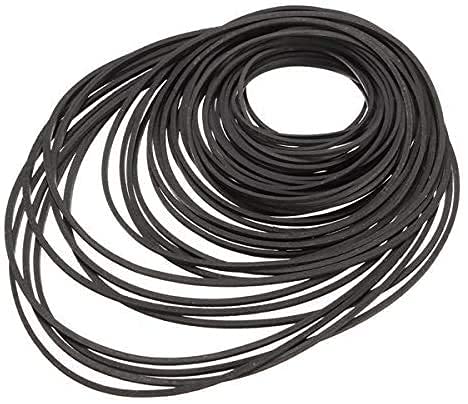 Recorder Rubber Belts, Cassette Recorder Maintenance Mix, 50PCS Rubber Square Belt 40-135MM