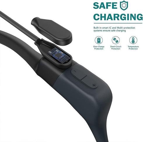 TUSITA 2-Pack Magnetic Charger for AfterShokz Aeropex, SHOKZ OPENCOMM, OPENRUN PRO, Mini & OPENRUN - 1M