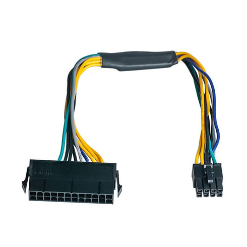 Main Power 24 pin to 8 pin ATX Power Supply Adapter Cable for DELL Optiplex 3020, 7020, 9020, Precision T1700