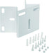 Small Size External Wall Corner Mounting Bracket for PTZ Camera, 90 Degree Vertical Wall Angle Support (White - Steel)