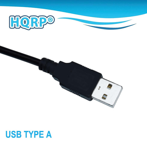 6ft DCR-DVD300E DCR-DVD301 DCR-DVD305 DCR-DVD308 HQRP Long USB to Mini USB Cable Compatible with Sony Handycam