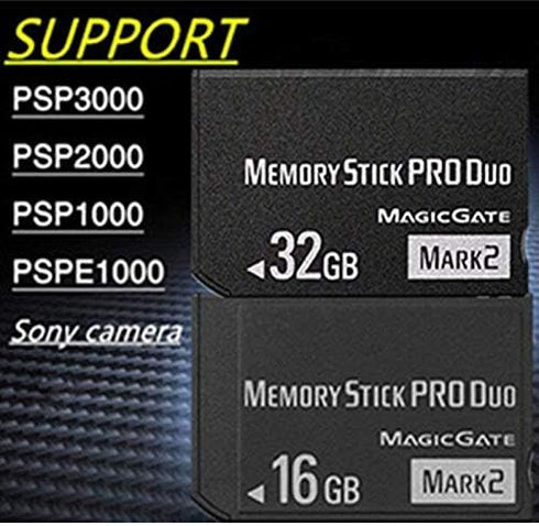 MS16GB High Speed Memory Stick Pro Duo Mark2 16gb for PSP Camera Memory CARDs