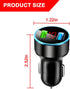 66W Car Charger, Super Fast Charging 2 Ports USB Vehicle Charger, Quick Charge Automobile Adaptor Compatiable with Phones and Laptops, Universal for Vehicle, Truck, RV and More