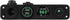 12 24V LED Dual USB Voltmeter & Cigar Lighter Power Outlet, 4 Hole Panel Switch, Green, LED Lighted ON/Off