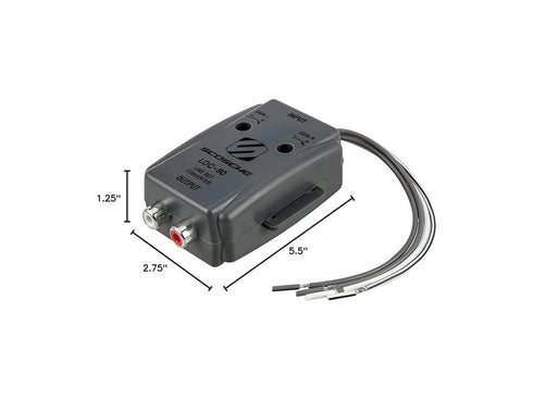 Scosche LOC80 Line Output Converter - 2 Channel RCA Converter for Car Audio