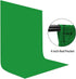 UTEBIT 5x6.5ft Green Screen Backdrop, Photography Backdrop Chroma Key Small Greenscreen Sheet Background for Streaming
