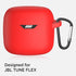 Miimall Compatible JBL Tune Flex Protective Silicone Case Cover, Red