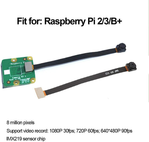 wendeekun 1080P 8 77.6 2/3/B+, HD Camera Module - Megapixel Field View for Zero W/WH